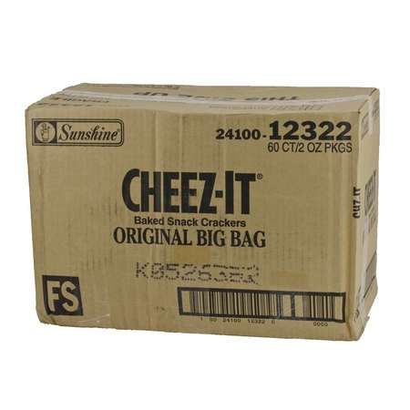 CHEEZ-IT Cheez-It Original Crackers 2 oz., PK60 2410012322